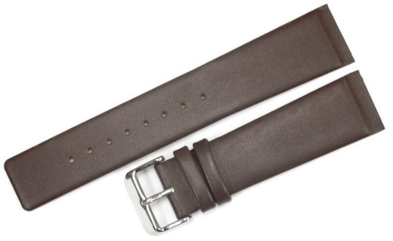 Genuine Leather Band fits Skagen Men's Watch Black & Brown Flat 22MM
