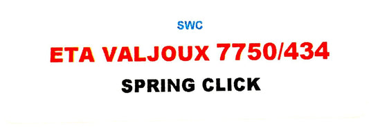 Movement Parts Fit For ETA 7750 Watch Part Ref.434, SPRING CLICK - Universal Jewelers & Watch Tools Inc.