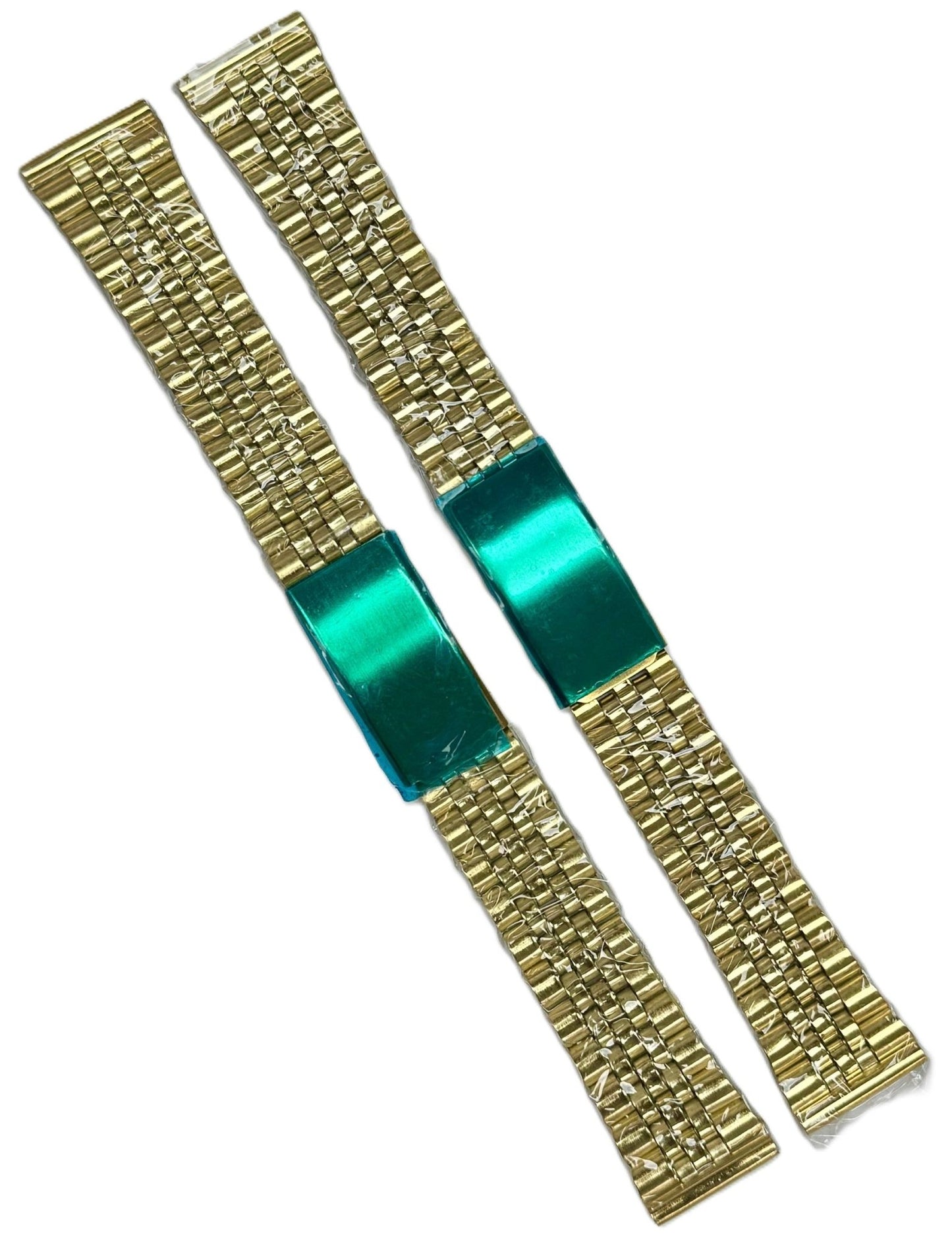 16MM Classic Jubilee Gold Tone Metal Band with Regular Fold Clasp - Universal Jewelers & Watch Tools Inc.
