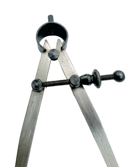 Divider 4" Steel Measuring Compass Gauge Jewelers' Tools