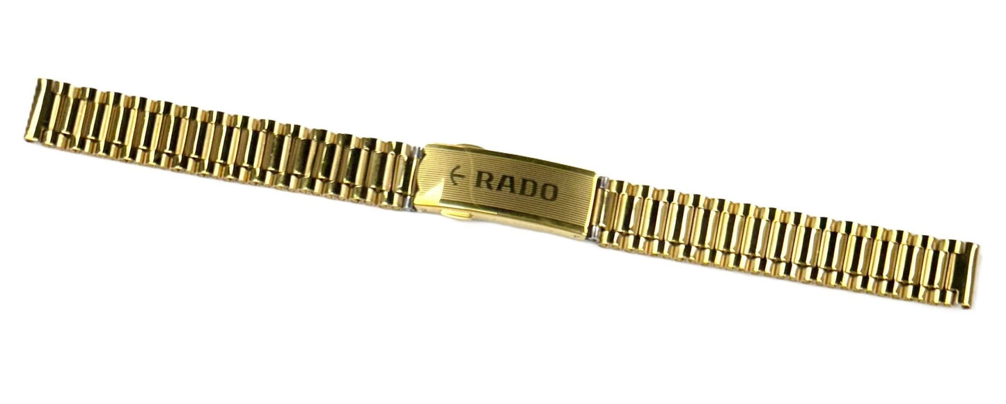 18mm GOLD color Stainless Steel President Style RADO Watch Band - Universal Jewelers & Watch Tools Inc.