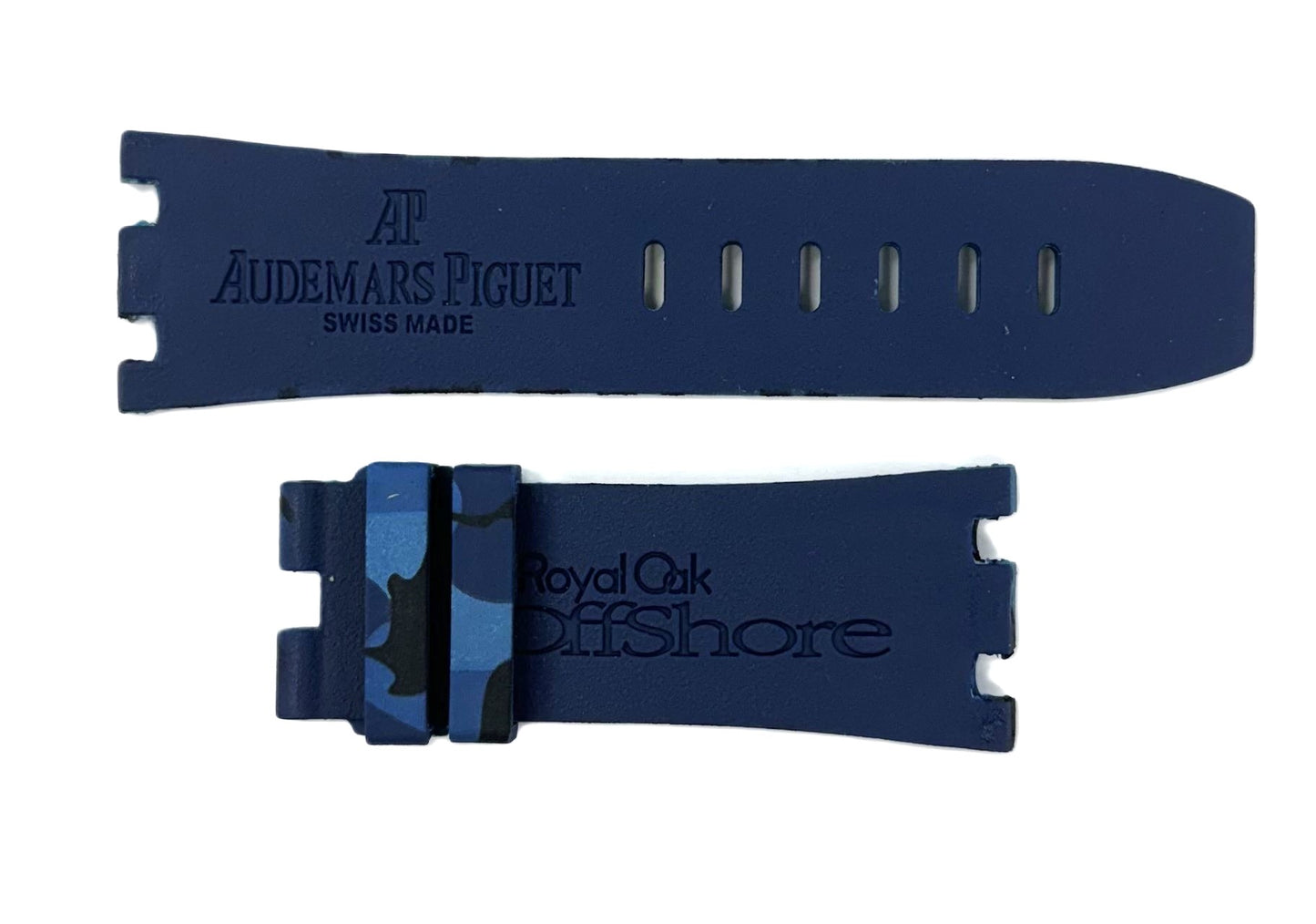 New 28x24 mm Camouflage Pattern Blue Color AP Rubber Band - Universal Jewelers & Watch Tools Inc.