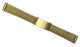 18MM Classic President Style Gold Color Stainless Steel Watch Bands with Regular Clasp - Universal Jewelers & Watch Tools Inc.
