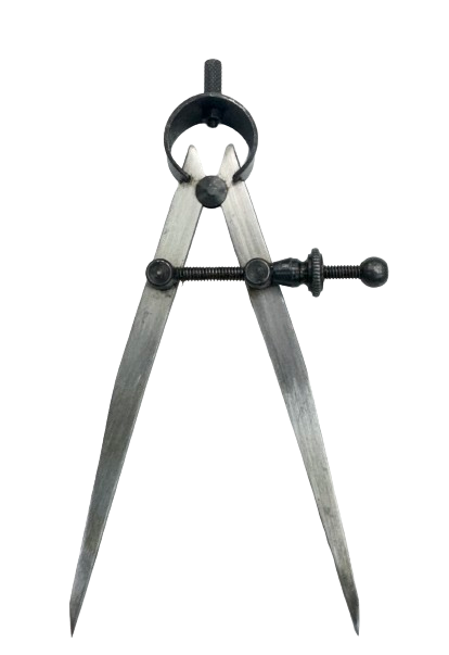 Divider 4" Steel Measuring Compass Gauge Jewelers' Tools