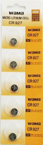 Lithium Cell - CR927, 1 Pack 5 Batteries, Available for bulk order - Universal Jewelers & Watch Tools Inc.