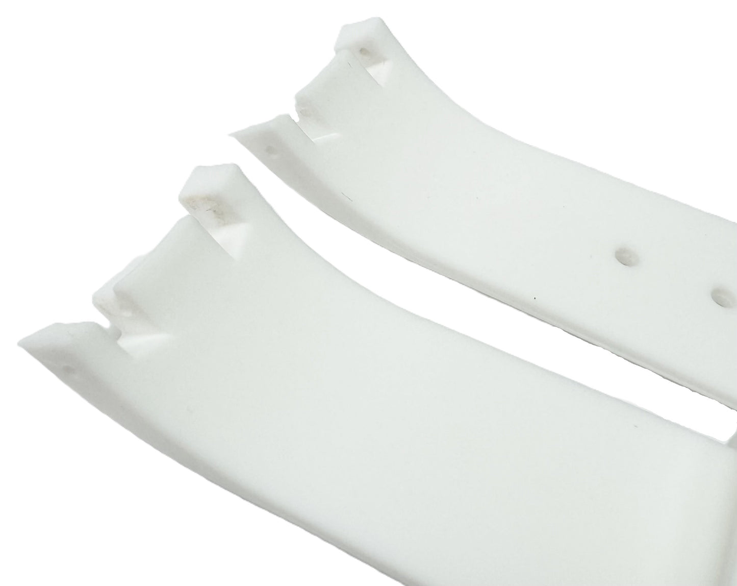 24mm White Color Silicon Rubber Watch Band for JOE RODEO Master