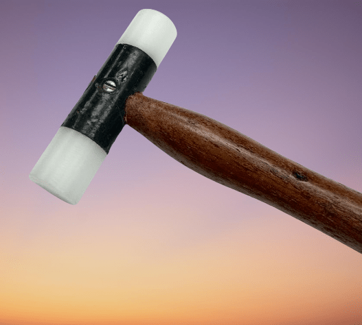 1.5" Knob Hammer Nylon Darlin - Universal Jewelers & Watch Tools Inc.
