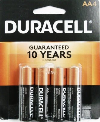 Duracell - AA, 1 Pack 4 Batteries, Available for bulk order - Universal Jewelers & Watch Tools Inc.