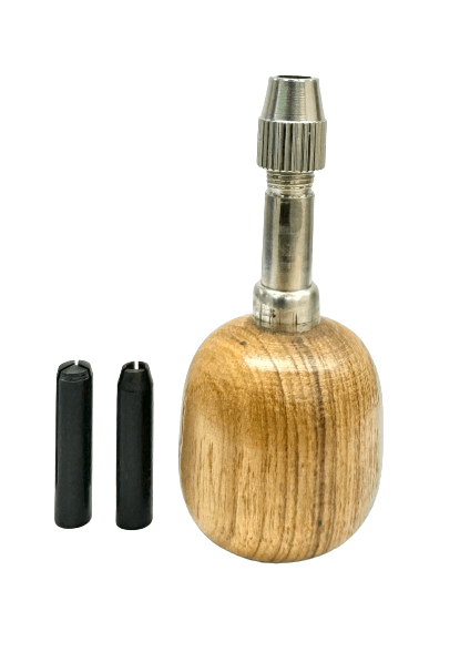 Mini Pin Vise with wooden handle Watch & Jewelry Repair Tool, 3mm - Universal Jewelers & Watch Tools Inc.