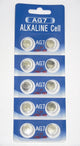 Alkaline Cell - AG7, LR927 1 Pack 10 Batteries, Available for bulk order - Universal Jewelers & Watch Tools Inc.