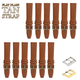 12PCS TAN BROWN Leather Flat Plain Unstitched Watch Band Sizes 18MM - 24MM - Universal Jewelers & Watch Tools Inc.