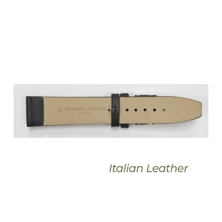 12PCS Dark Brown Leather Flat Plain Unstitched Watch Band Sizes 8MM - 26MM - Universal Jewelers & Watch Tools Inc.