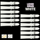12PCS Lizard Grain Flat WHITE Unstitched Genuine Leather Watch Band Size (12MM - 24MM) - Universal Jewelers & Watch Tools Inc.
