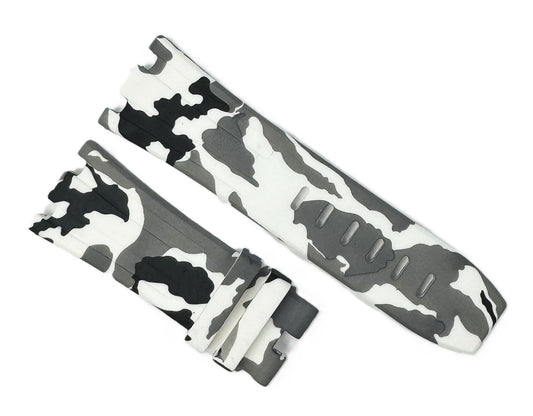 New 28x24 mm Camouflage Pattern White Color AP Rubber Band - Universal Jewelers & Watch Tools Inc.