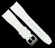 18 - 24mm White Soft & Smooth Silicon Rubber Watch Band for High - End Watches - Universal Jewelers & Watch Tools Inc.