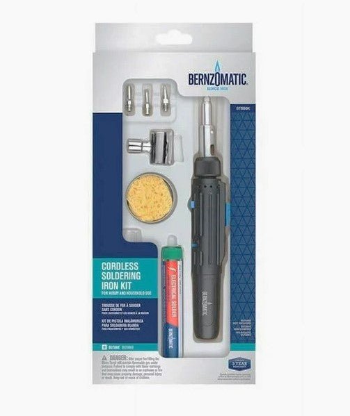 Cordless Butane Micro Torch Soldering Kit with 7 Tips for Jewelry, Watch & DIY Repair - Universal Jewelers & Watch Tools Inc.