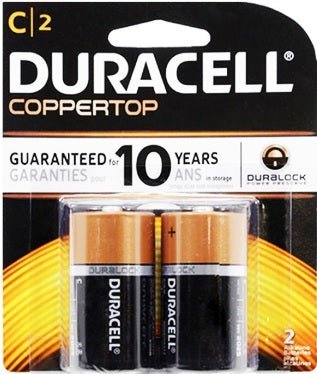 Duracell - C, 1 Pack 2 Batteries, Available for bulk order - Universal Jewelers & Watch Tools Inc.
