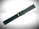 20MM Flat D.Green Genuine Leather Plain Grain Watch Band, Stitched - Universal Jewelers & Watch Tools Inc.