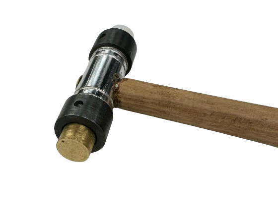 Two Headed Hammer with Brass & Plastic Jewelry and Watch Repairing Tools