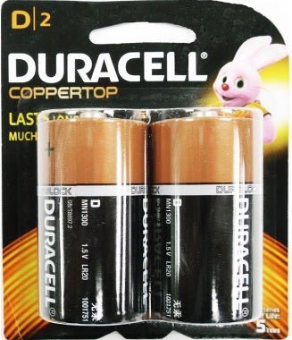 Duracell - D, 1 Pack 2 Batteries, Available for bulk order - Universal Jewelers & Watch Tools Inc.