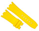 New High Quality 28x24 mm Plain Yellow Color Special Rubber Band for AP Watches - Universal Jewelers & Watch Tools Inc.