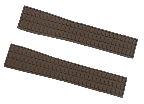 High Quality Rubber Watch Strap Brown Color fit to PATEK PHILLIPE Aquanaut 19x16mm - Universal Jewelers & Watch Tools Inc.