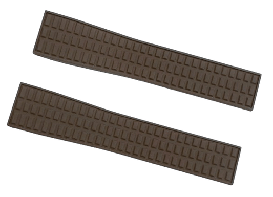 High Quality Rubber Watch Strap Brown Color fit to PATEK PHILLIPE Aquanaut 19x16mm - Universal Jewelers & Watch Tools Inc.