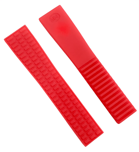 High Quality Rubber Watch Strap Red Color fit to PATEK PHILLIPE Aquanaut 19x16mm - Universal Jewelers & Watch Tools Inc.