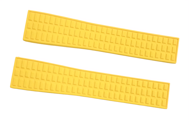 High Quality Rubber Watch Strap Yellow Color fit to PATEK PHILLIPE Aquanaut 19x16mm - Universal Jewelers & Watch Tools Inc.