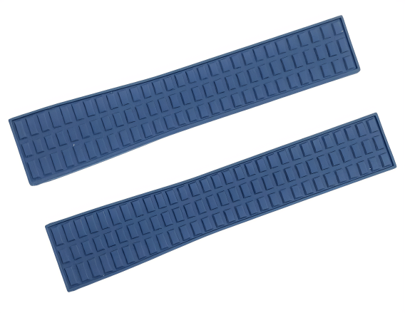 High Quality Rubber Watch Strap Navy - Blue Color fit to PATEK PHILLIPE Aquanaut 19x16mm - Universal Jewelers & Watch Tools Inc.