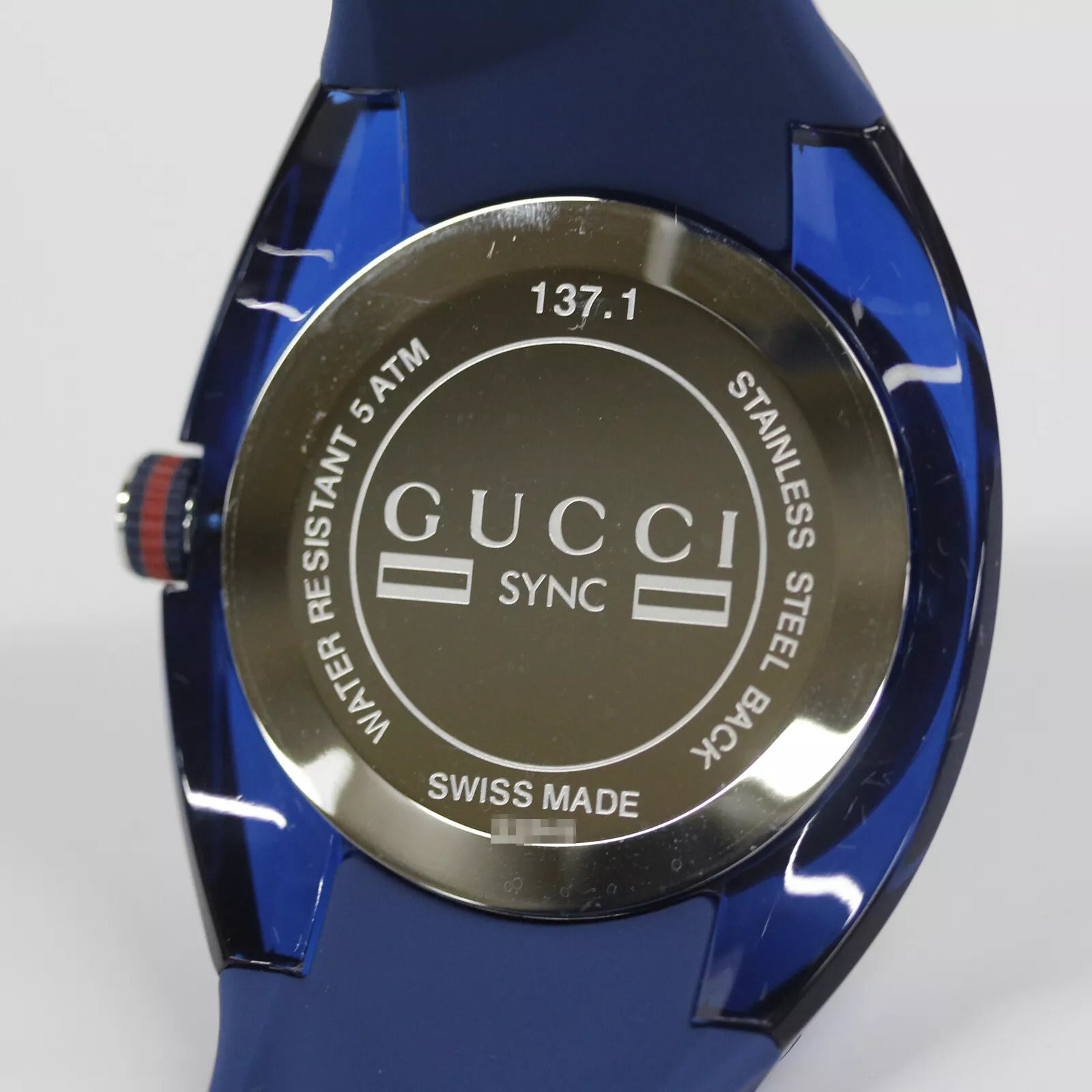 GUCCI SYNC YA137104 Men's Watch – Blue Dial, Quartz Movement, Authentic from Japan - Universal Jewelers & Watch Tools Inc.