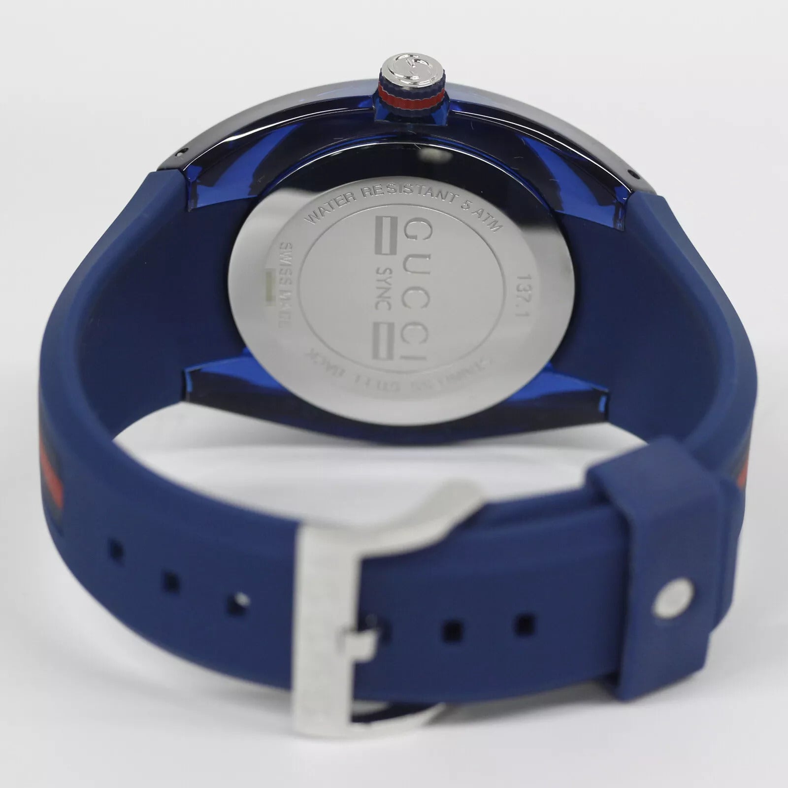 GUCCI SYNC YA137104 Men's Watch – Blue Dial, Quartz Movement, Authentic from Japan - Universal Jewelers & Watch Tools Inc.