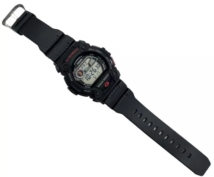 Men’s Casio G7900 - 1 Digital Tide Graph Resin Black/Red Sport Watch - Universal Jewelers & Watch Tools Inc.