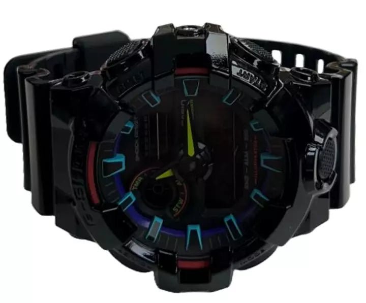Men’s G - SHOCK GA - 700RGB - 1A Virtual Rainbow Gamer’s RGB Analog Digital - Universal Jewelers & Watch Tools Inc.