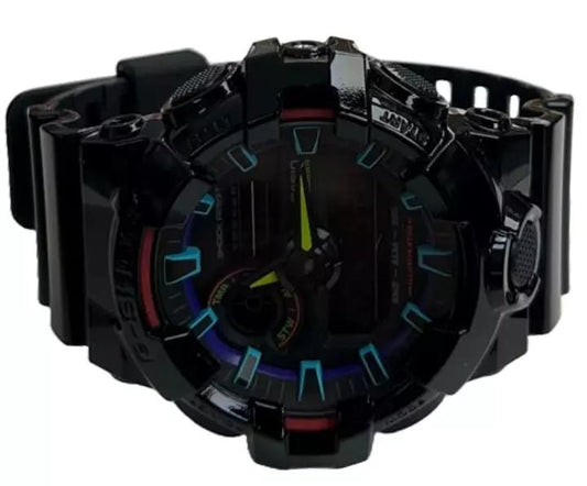 Men’s G - SHOCK GA - 700RGB - 1A Virtual Rainbow Gamer’s RGB Analog Digital - Universal Jewelers & Watch Tools Inc.