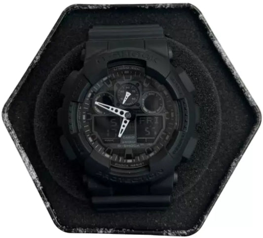 Men’s Casio G - SHOCK Model: GA100 - 1A1 Digital Resin Sport Wristwatch - Universal Jewelers & Watch Tools Inc.