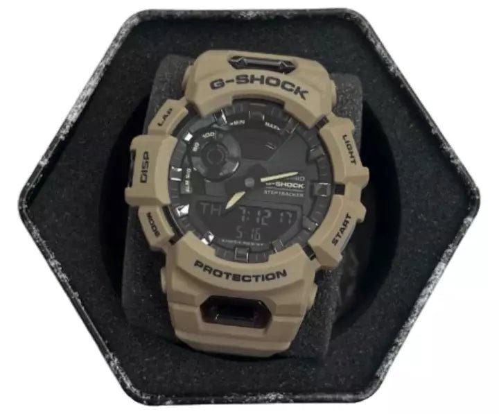 Men’s Casio G - SHOCK Model: GBA - 900UU - 5A Khaki Brown Digital Resin Sport Watch - Universal Jewelers & Watch Tools Inc.