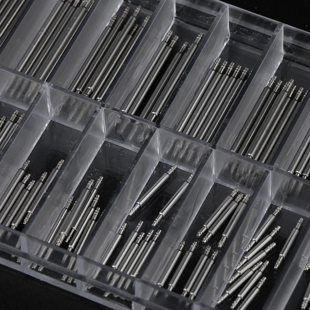 Stainless Steel 8 - 25mm Watch Band Spring Bars Strap Link Pins Repair - Universal Jewelers & Watch Tools Inc.