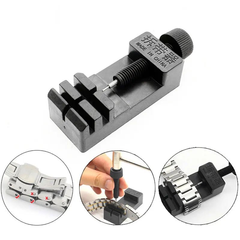 Watch Band Link Adjust Slit Strap Bracelet Chain Pin Remover Adjuster Repair Tool Kit For Men/Women Watch - Universal Jewelers & Watch Tools Inc.
