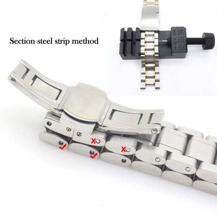 Watch Band Link Adjust Slit Strap Bracelet Chain Pin Remover Adjuster Repair Tool Kit For Men/Women Watch - Universal Jewelers & Watch Tools Inc.