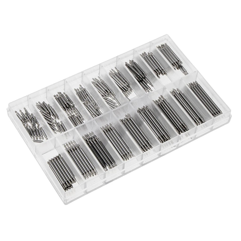 Stainless Steel 8 - 25mm Watch Band Spring Bars Strap Link Pins Repair - Universal Jewelers & Watch Tools Inc.