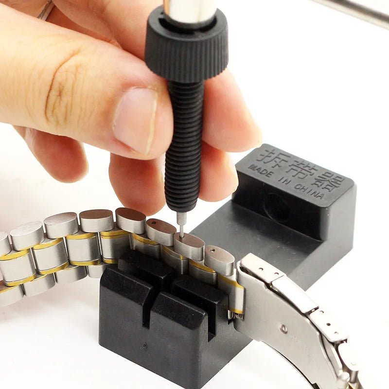 Watch Band Link Adjust Slit Strap Bracelet Chain Pin Remover Adjuster Repair Tool Kit For Men/Women Watch - Universal Jewelers & Watch Tools Inc.