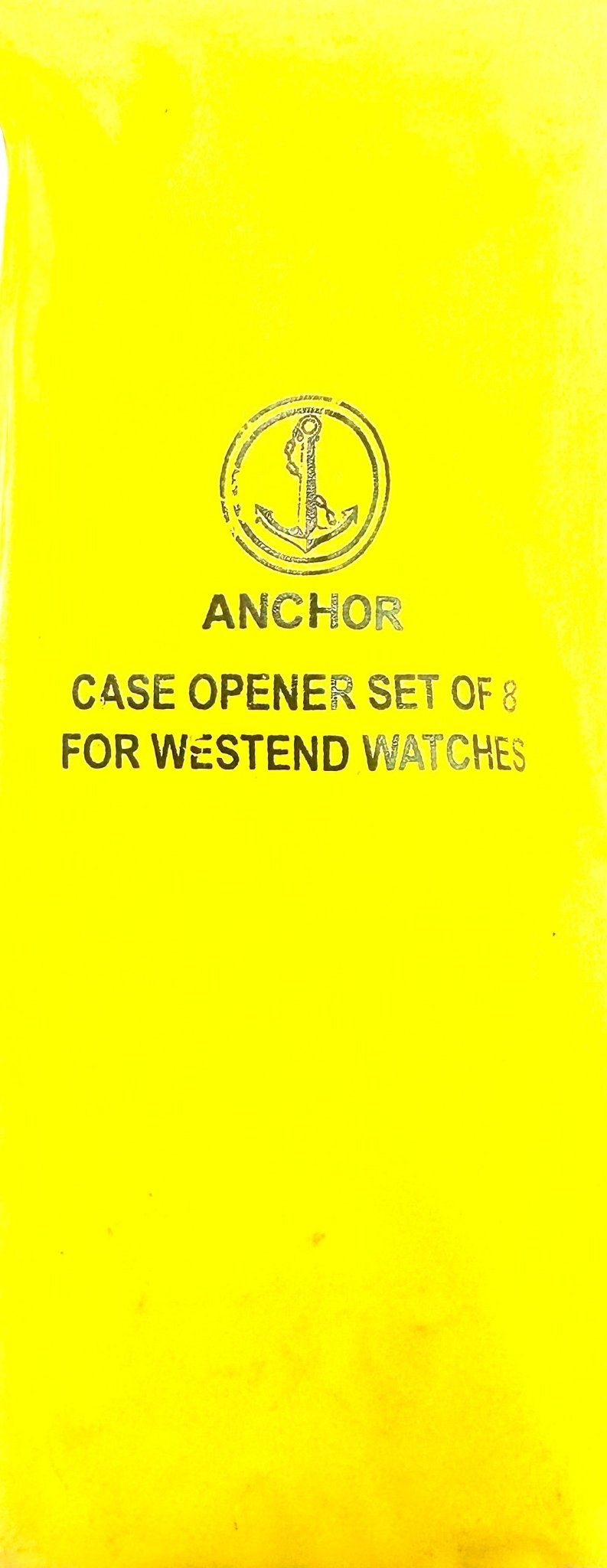 BACK CASE OPENER SET OF 8 FOR WEST END WATCHES - Universal Jewelers & Watch Tools Inc.