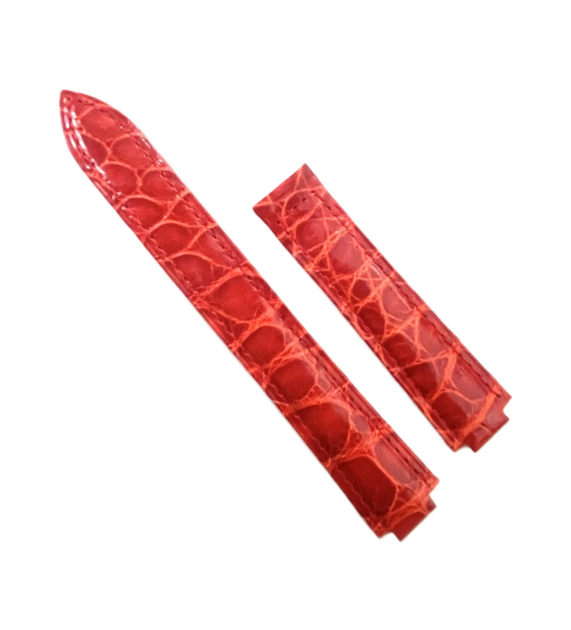 GENUINE ALLIGATOR WATCH BAND FOR CARTIER BLUE BALLOON 18MM TOP QUALITY - Universal Jewelers & Watch Tools Inc.