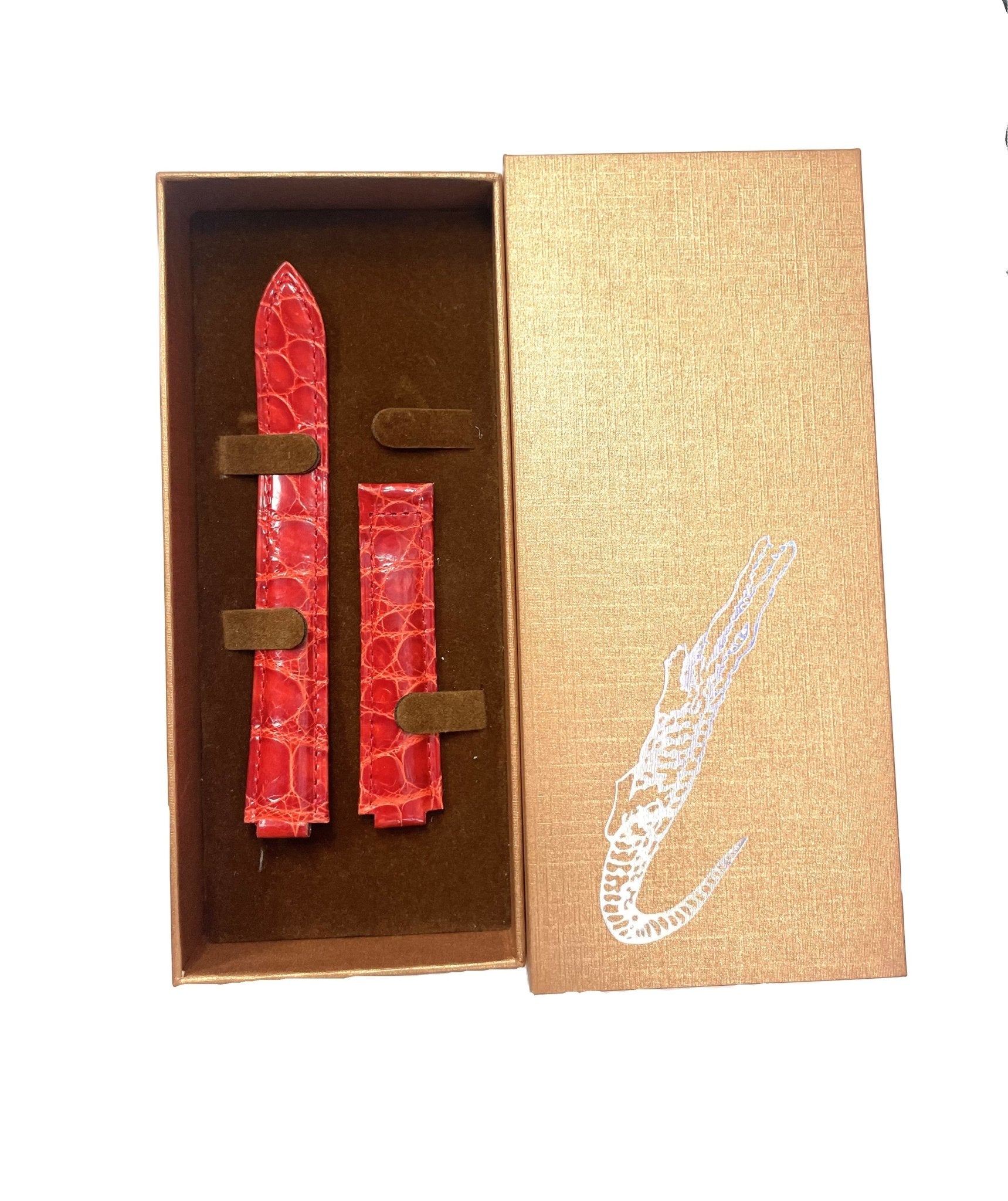 GENUINE ALLIGATOR WATCH BAND FOR CARTIER BLUE BALLOON 18MM TOP QUALITY - Universal Jewelers & Watch Tools Inc.