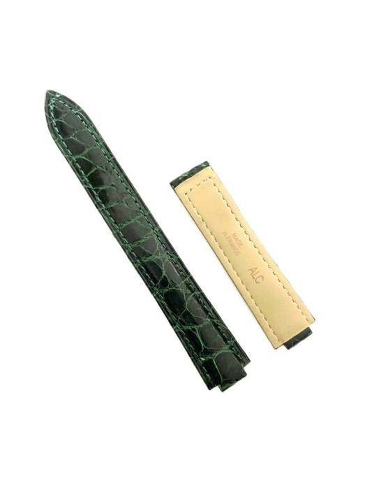 GENUINE ALLIGATOR WATCH BAND FOR CARTIER BLUE BALLOON 18MM TOP QUALITY - Universal Jewelers & Watch Tools Inc.