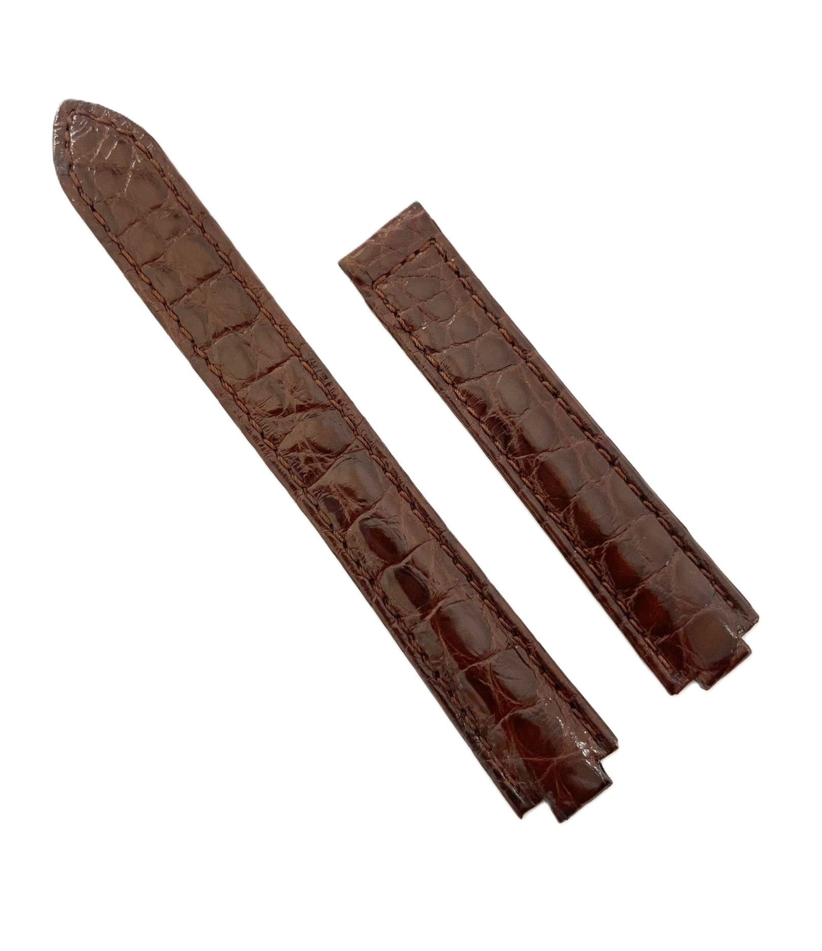 GENUINE ALLIGATOR WATCH BAND FOR CARTIER BLUE BALLOON 16MM TOP QUALITY - Universal Jewelers & Watch Tools Inc.