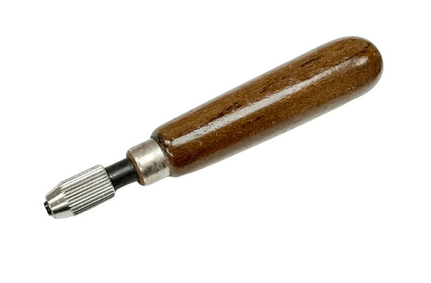 Mini Pin Vise with wooden handle Watch & Jewelry Repair Tool, 5mm - Universal Jewelers & Watch Tools Inc.