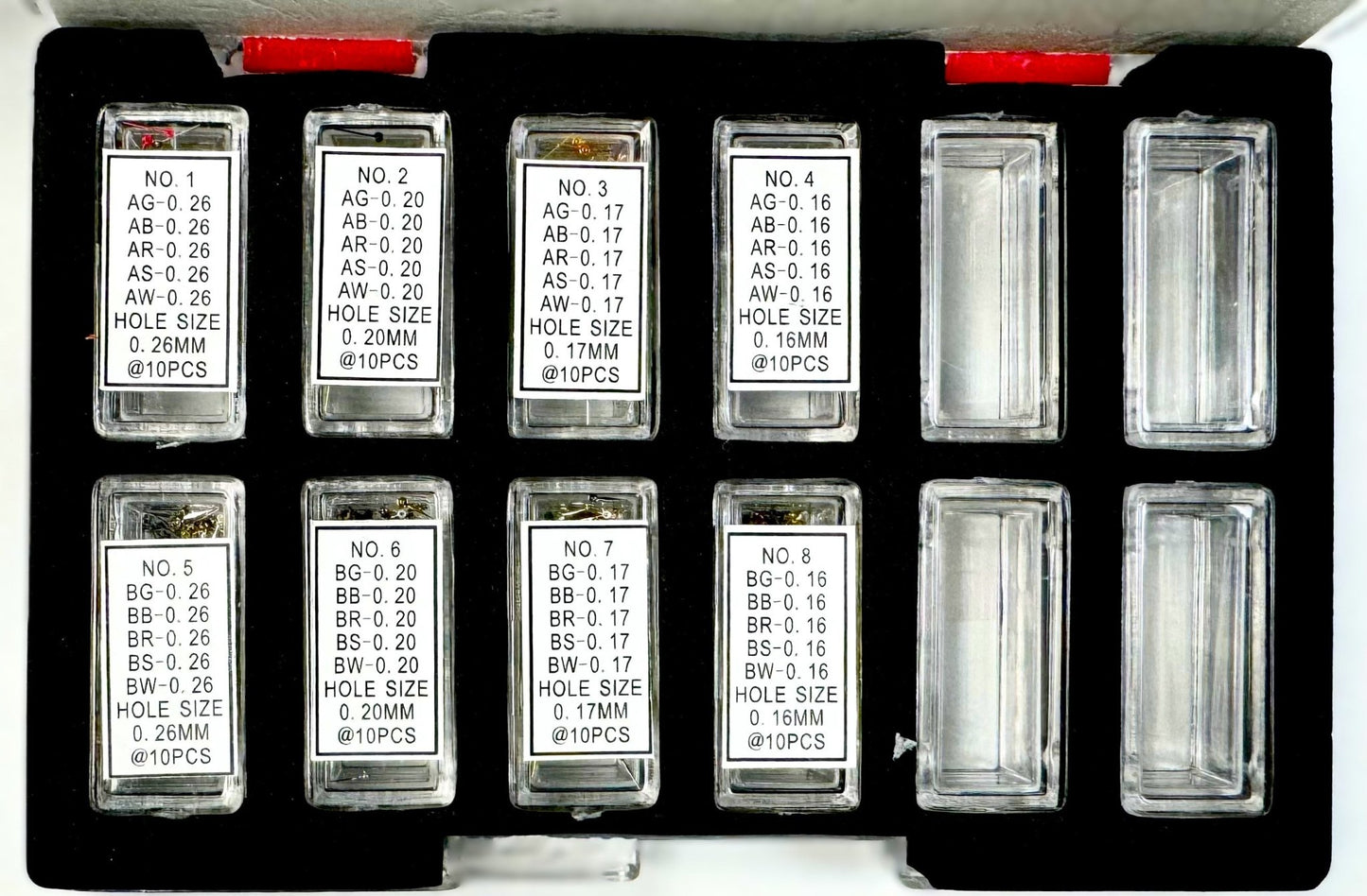 400 pcs, 2 - Style Mini Second Hands Assortment - Universal Jewelers & Watch Tools Inc.