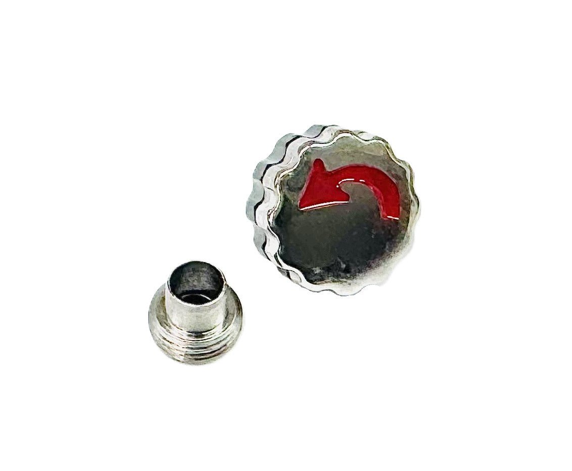 7.0x3.5mm Stainless Steel Replacement Crown with Tube for MOVADO 800 Series - Universal Jewelers & Watch Tools Inc.